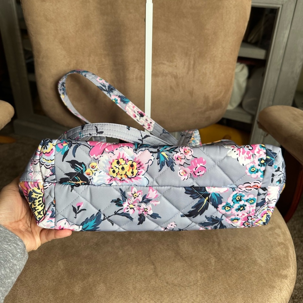 Vera Bradley Parisian Bouquet Small Vera Tote Bag, New with Tag - Picture 6 of 10